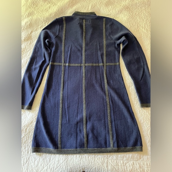 Aventura Women’s Zipper Cardigan Tunic Small Blue - Picture 5 of 13